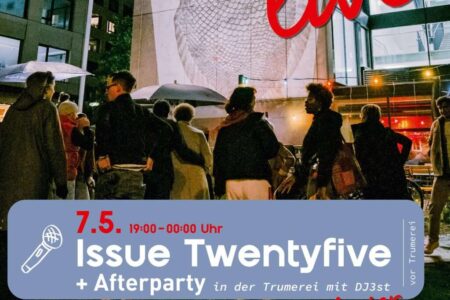 STADTWERK.live – Konzert mit Issue Twentyfive & Afterparty STADTWERK.live – Konzert mit Issue Twentyfive & Afterparty